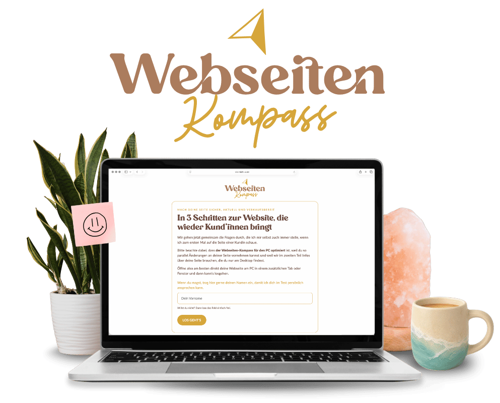 WebseitenKompass: Dein digitaler Test für die Optimierung deiner Website. Mockup